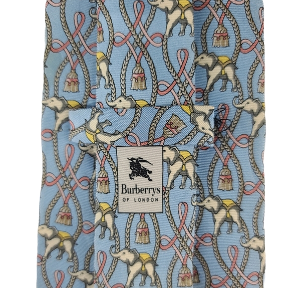 Burberry London Printed Silk Tie - Picture 3 of 3